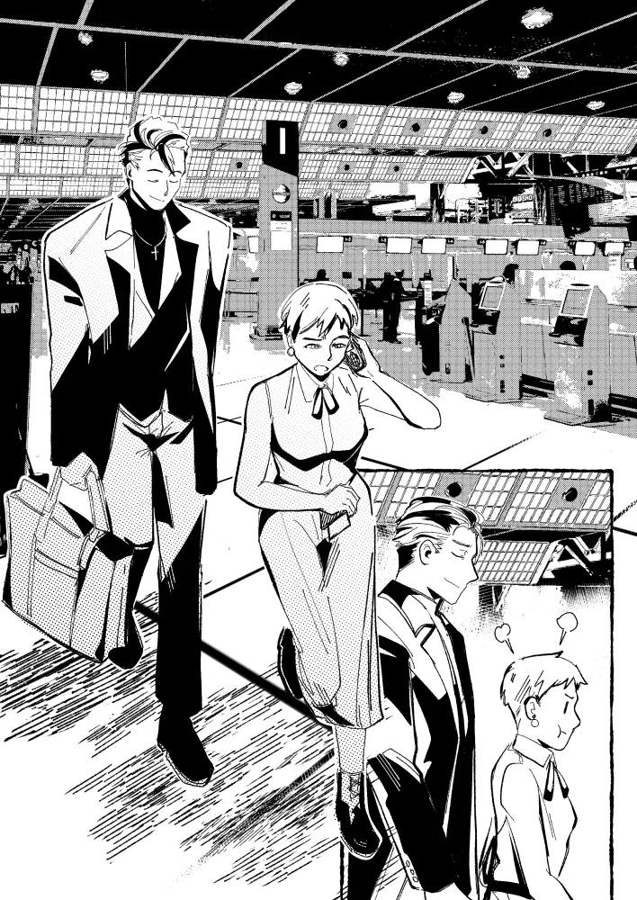 Manga page samples, for original manga or past fanbook