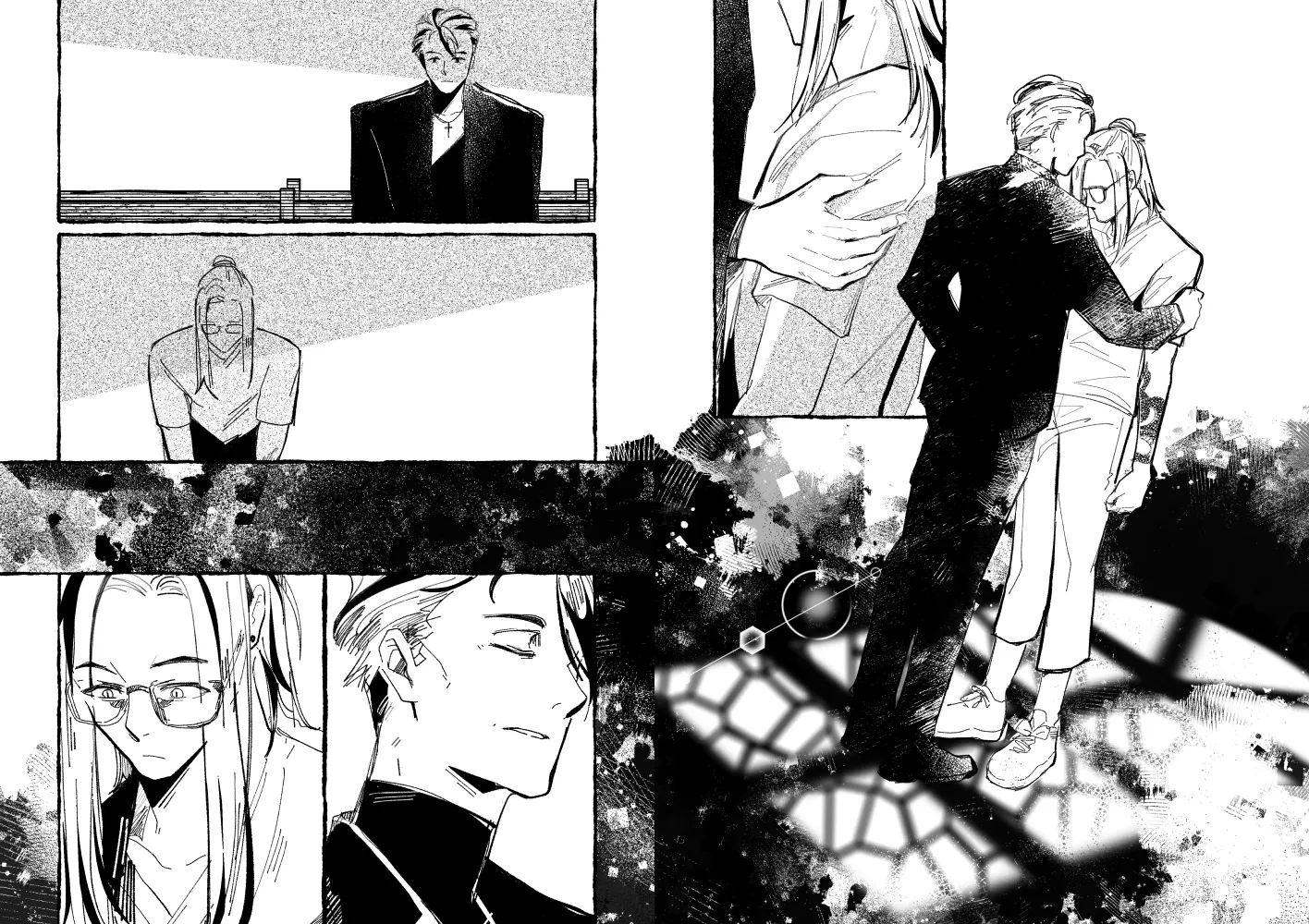 Manga page samples, for original manga or past fanbook