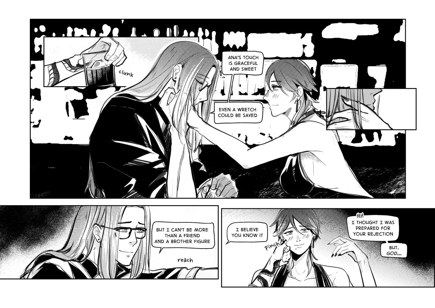 Manga page samples, for original manga or past fanbook