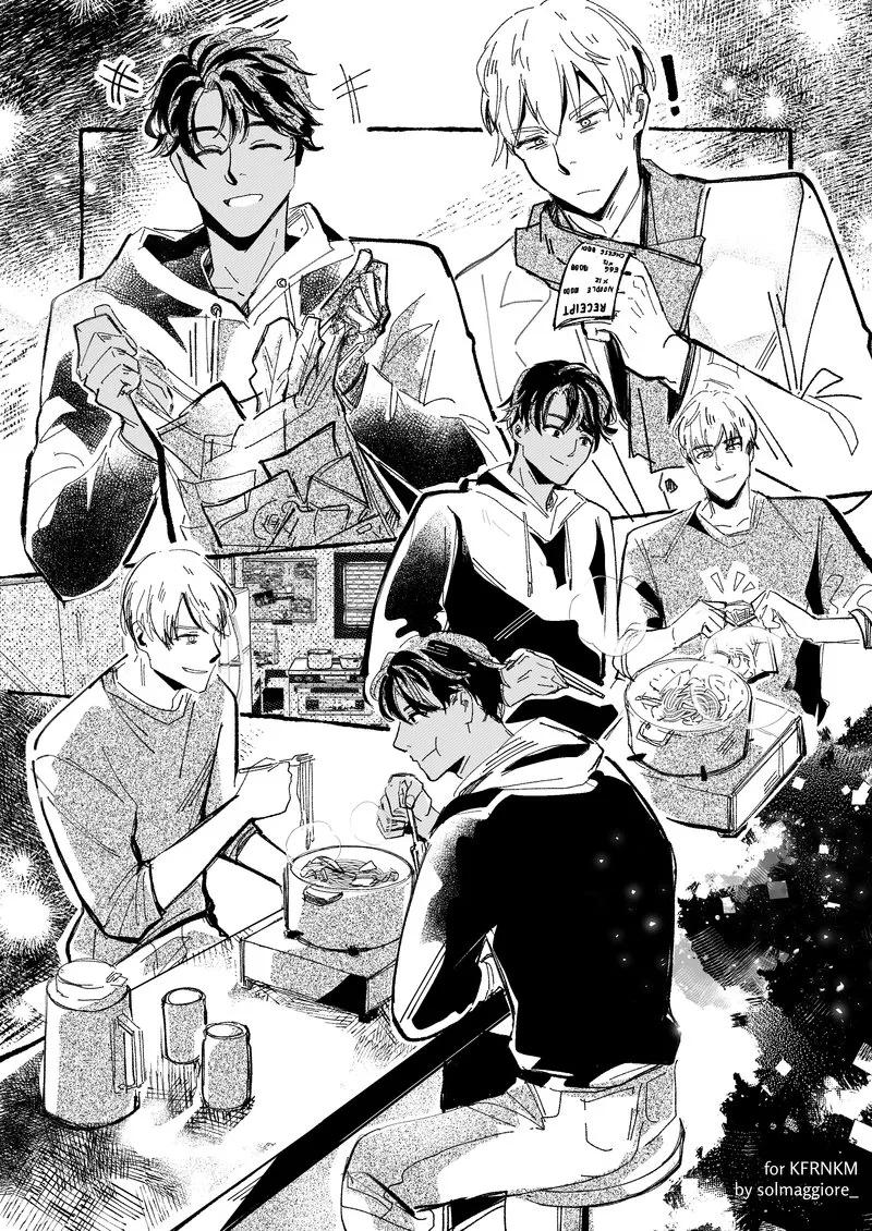 Manga page samples, for original manga or past fanbook