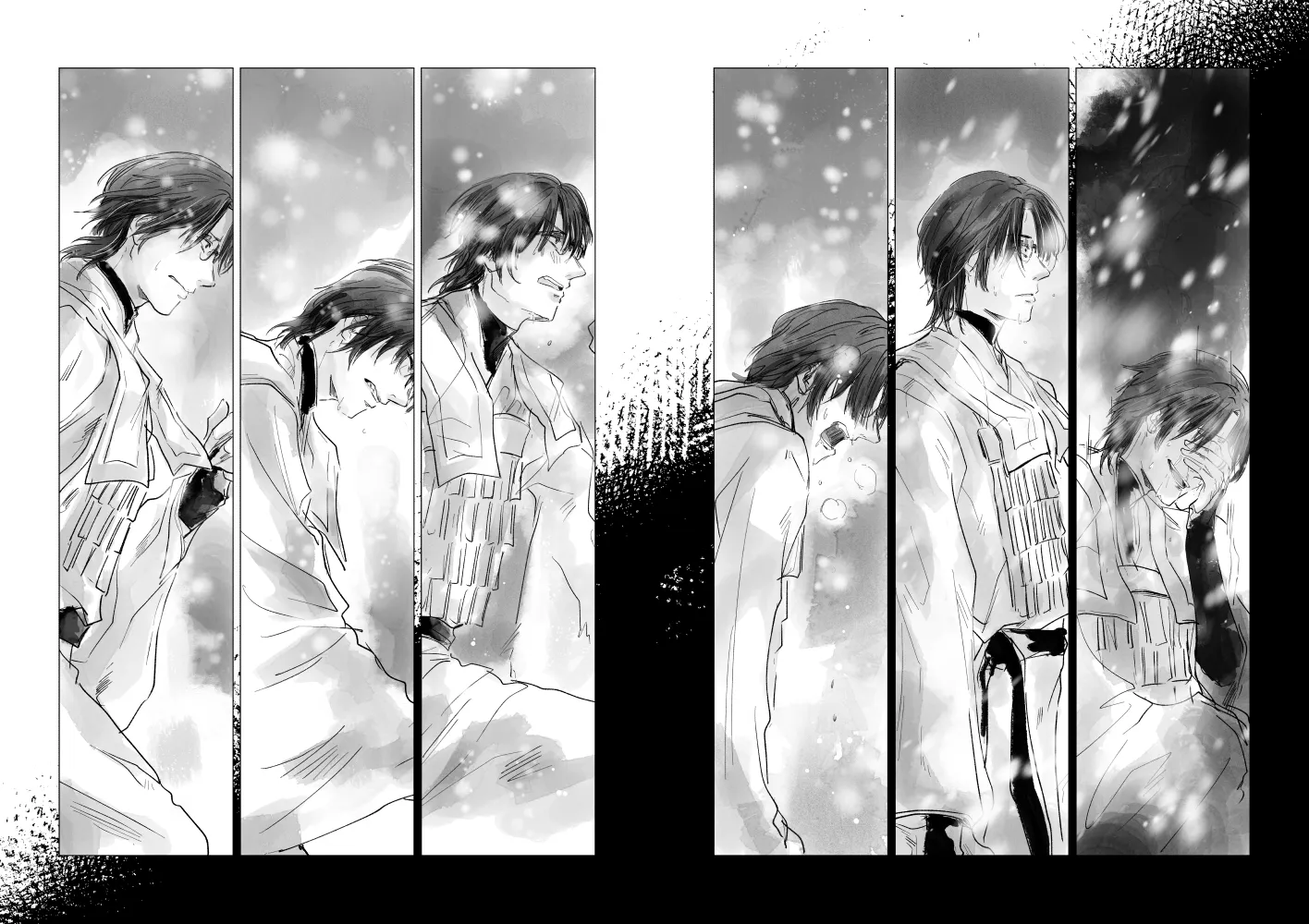 Manga page samples, for original manga or past fanbook