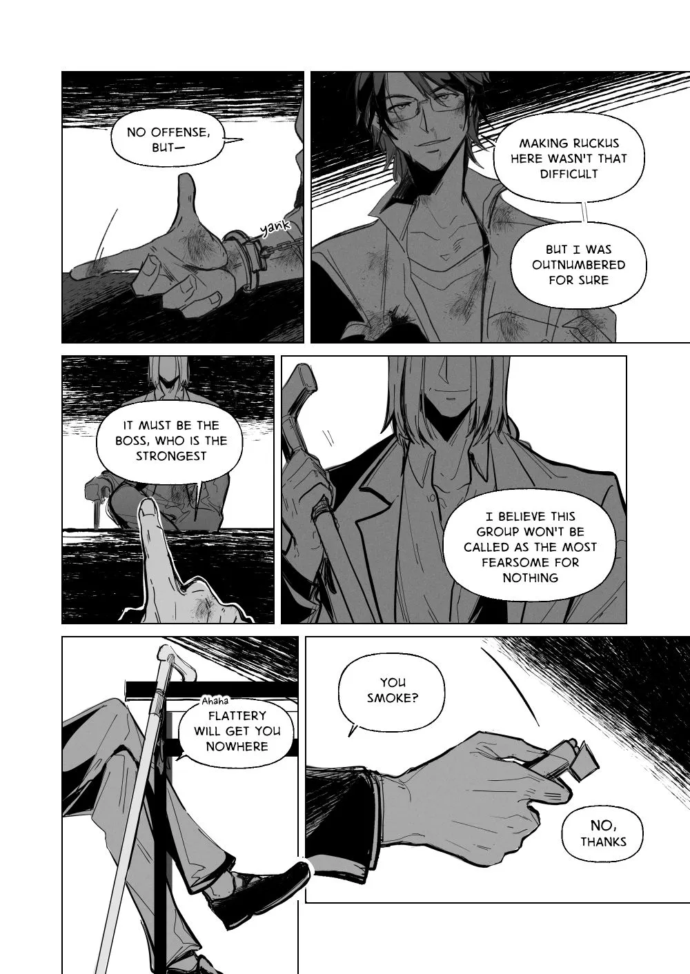 Manga page samples, for original manga or past fanbook